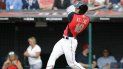 En esta foto del 7 de julio de 2019, Jarred Kelenic de los Marineros de Seattle batea durante el juego de Futuras Estrellas en Cleveland. En esta foto del 7 de julio de 2019, Jarred Kelenic de los Marineros de Seattle batea durante el juego de Futuras Estrellas en Cleveland.