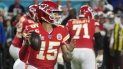 Antes del triunfo en la Super Bowl de febrero ante los San Francisco 49ers, donde Mahomes fue el Jugador Más Valioso (MVP), los Chiefs llevaban 50 años sin ganar el título. Antes del triunfo en la Super Bowl de febrero ante los San Francisco 49ers, donde Mahomes fue el Jugador Más Valioso (MVP), los Chiefs llevaban 50 años sin ganar el título.