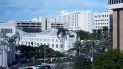 Vista parcial del complejo hospitalario Jackson memorial, en Miami. Vista parcial del complejo hospitalario Jackson memorial, en Miami.