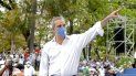 Foto de folleto publicada por el candidato presidencial opositor dominicano para el Partido Revolucionario Moderno (PRM) La Oficina de Prensa de Luis Abinader de él gesticulando durante un mitin de campaña en Santo Domingo el 1 de julio de 2020. Las elecciones generales se llevarán a cabo el 5 de julio en República Dominicana. Foto de folleto publicada por el candidato presidencial opositor dominicano para el Partido Revolucionario Moderno (PRM) La Oficina de Prensa de Luis Abinader de él gesticulando durante un mitin de campaña en Santo Domingo el 1 de julio de 2020. Las elecciones generales se llevarán a cabo el 5 de julio en República Dominicana.