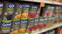 Esta foto tomada el 11 de julio de 2020 muestra una selección de productos alimenticios Goya en un supermercado de Los Ángeles. Esta foto tomada el 11 de julio de 2020 muestra una selección de productos alimenticios Goya en un supermercado de Los Ángeles.