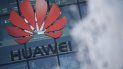 Una fotografía muestra el logotipo de la compañía china Huawei en sus oficinas principales del Reino Unido en Reading, al oeste de Londres. Una fotografía muestra el logotipo de la compañía china Huawei en sus oficinas principales del Reino Unido en Reading, al oeste de Londres.