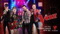 Los coaches de La Voz, Luis Fonsi, Alejandra Guzmán, Carlos Vives y Wisin. Los coaches de La Voz, Luis Fonsi, Alejandra Guzmán, Carlos Vives y Wisin.