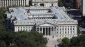 Imagen aérea del Departamento del Tesoro en Washington. Imagen aérea del Departamento del Tesoro en Washington.