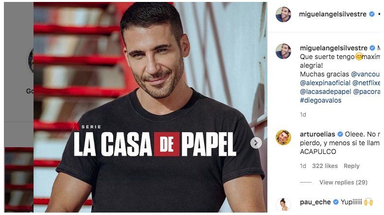 Miguel Angel Silvestre La Casa De Papel La casa de papel ficha a Miguel Ángel Silvestre | Miguel Ángel