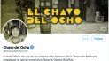 Captura de pantalla de la cuenta oficial en Twitter del programa El Chavo del 8. Captura de pantalla de la cuenta oficial en Twitter del programa El Chavo del 8.