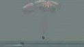 La cápsula de SpaceX al momento de caer el domingo 2 de agosto del 2020 sobre el Golfo de México. La cápsula de SpaceX al momento de caer el domingo 2 de agosto del 2020 sobre el Golfo de México.