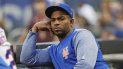 En esta fotografía de archivo del 24 de julio de 2018, el jardinero cubano Yoenis Céspedes, de los Mets de Nueva York. En esta fotografía de archivo del 24 de julio de 2018, el jardinero cubano Yoenis Céspedes, de los Mets de Nueva York.