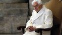 El papa Benedicto XVI en una misa en el Vaticano, el 8 de diciembre de 2020. El papa Benedicto XVI en una misa en el Vaticano, el 8 de diciembre de 2020.