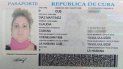 El pasaporte de la cubana Claudia Díaz Martínez. El pasaporte de la cubana Claudia Díaz Martínez.