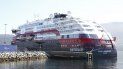 El crucero noruego MS Roald Amundsen, donde estalló un brote de coronavirus. Foto tomada el 3 de agosto del 2020 en Tromso, Noruega. El crucero noruego MS Roald Amundsen, donde estalló un brote de coronavirus. Foto tomada el 3 de agosto del 2020 en Tromso, Noruega.
