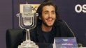 Salvador Sobral de Portugal sonríe mientras habla después de ganar la final del Festival de la Canción de Eurovisión con su canción Amar pelos dois durante una conferencia de prensa en Kiev, Ucrania, el sábado 13 de mayo de 2017. Salvador Sobral de Portugal sonríe mientras habla después de ganar la final del Festival de la Canción de Eurovisión con su canción Amar pelos dois durante una conferencia de prensa en Kiev, Ucrania, el sábado 13 de mayo de 2017.