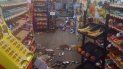 La escena en una tienda de Sparta, Carolina del Norte, tras el impacto de un sismo el 9 de agosto del 2020. La escena en una tienda de Sparta, Carolina del Norte, tras el impacto de un sismo el 9 de agosto del 2020.