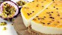 Cheesecake de maracuyá. Cheesecake de maracuyá.