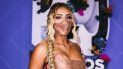 La ganadora del reality show de Nuestra Belleza Latina, Migbelis Castellanos, a su llegada a la alfombra de los Premios Juventud 2020. La ganadora del reality show de Nuestra Belleza Latina, Migbelis Castellanos, a su llegada a la alfombra de los Premios Juventud 2020.