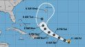 Esta ilustración recoge posición actual de la depresión tropical y su probable movimiento hacia el oeste noroeste. Esta ilustración recoge posición actual de la depresión tropical y su probable movimiento hacia el oeste noroeste.