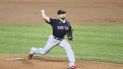 Nathan Eovaldi, lanzador de los Medias Rojas de Boston, hace un pitcheo en el duelo del jueves 17 de septiembre de 2020, ante los Marlins de Miami Nathan Eovaldi, lanzador de los Medias Rojas de Boston, hace un pitcheo en el duelo del jueves 17 de septiembre de 2020, ante los Marlins de Miami