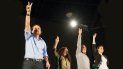 Pablo Iglesias, junto a parte de la cúpula de Podemos. Pablo Iglesias, junto a parte de la cúpula de Podemos.