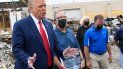 El presidente Donald Trump habla en Kenosha, tras viiolentos distrubios. Fotod de archivo. El presidente Donald Trump habla en Kenosha, tras viiolentos distrubios. Fotod de archivo.