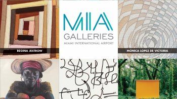 Afiche promocional de MIA Galleries, el programa de exhibición de arte del Aeropuerto Internacional de Miami. Afiche promocional de MIA Galleries, el programa de exhibición de arte del Aeropuerto Internacional de Miami.