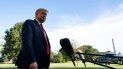El presidente de Estados Unidos Donald Trump, en declaraciones a los medios de comunicación antes de emprender un acto de campaña en Carolina del Norte. El presidente de Estados Unidos Donald Trump, en declaraciones a los medios de comunicación antes de emprender un acto de campaña en Carolina del Norte.