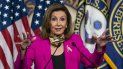 La presidenta de la Cámara de Representantes de Estados Unidos, Nancy Pelosi, durante una conferencia de prensa en el Capitolio en Washington. La presidenta de la Cámara de Representantes de Estados Unidos, Nancy Pelosi, durante una conferencia de prensa en el Capitolio en Washington.