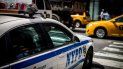 Un carro policial en una de las calles de Nueva York. Un carro policial en una de las calles de Nueva York.