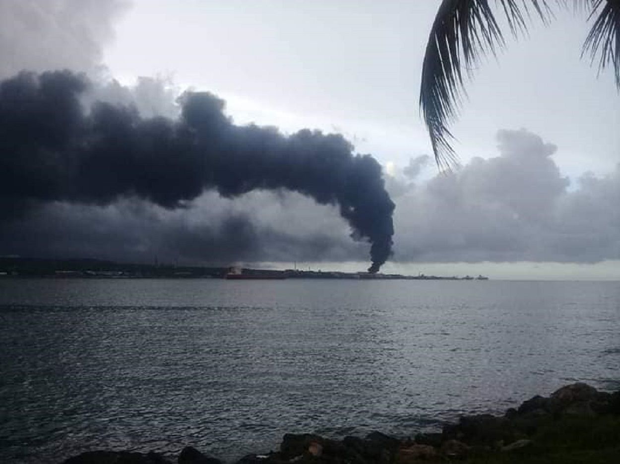 Gran explosión en zona industrial de Matanzas en Cuba