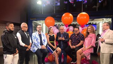 Carlos Acosta, Leopoldo Castillo, Cynthia Lander y Andy Salandy, entre otras figuras de EVTV, el día de la elección de&nbsp;Gabriela Vergara como la nueva animadora de Chic al día.&nbsp;