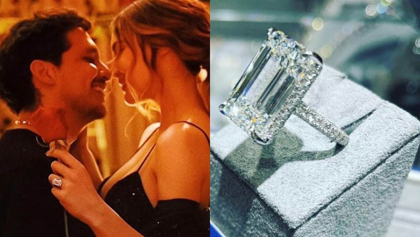 La joyería Angel City Jewelres, ubicada en Los Angeles, Estados Unidos, felicitó a los cantantes Belinda y Christian Nodal y compartió fotografías del anillo de compromiso que les fue encargado&nbsp;