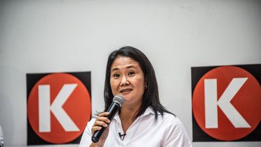 La candidata presidencial peruana Keiko Fujimori.
