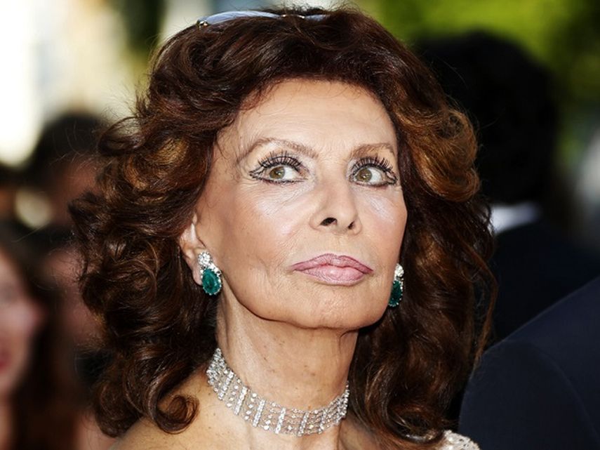 La actriz italiana Sophia Loren lleva casi siete décadas en el cine y ha rodado casi un centenar de películas; a sus ochenta y un años está considerada como una de las estrellas más elegantes y glamurosas del cine mundial. (CORTESÍA). 