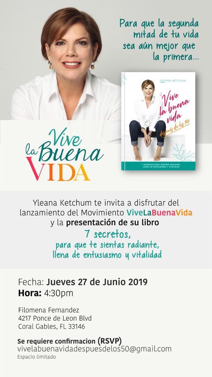 Cartel promocional de Vive la buena vida después de los 50.