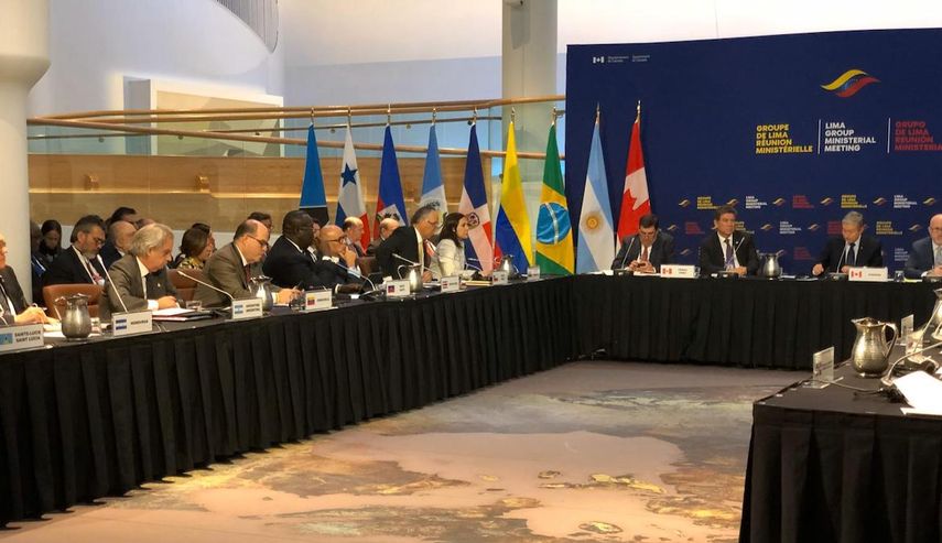 Grupo de Lima sostiene encuentro en Canadá con el objetivo de buscar una mayor cooperación internacional que ayude a destrabar la crisis sociopolítica que atraviesa Venezuela, así lo dio a conocer a través de un comunicado la cancillería canadiense.