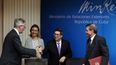 Foto de marzo pasado tras firmarse el acuerdo entre la Unión Europea y Cuba&nbsp;