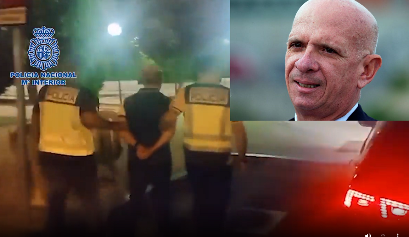 La Policía Nacional de España se lleva detenido a Hugo El Pollo Carvajal, uno de los hombres más importantes del gobierno de Hugo Chávez. La Policía Nacional de España se lleva detenido a Hugo El Pollo Carvajal, uno de los hombres más importantes del gobierno de Hugo Chávez.