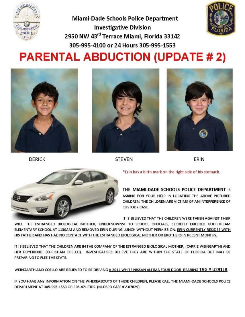 El niño se encuentra en buen estado en compañía de sus hermanos (Cortesía)