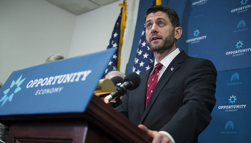 Ryan criticó veladamente la falta de efectividad que ha padecido el Capitolio en los últimos tiempos debido a la cada vez más amplia polarización ideológica entre los legisladores. (EFE)