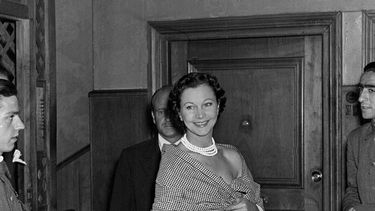La actriz británica&nbsp;Vivien&nbsp;Leigh&nbsp;durante su estancia en Madrid en 1954.