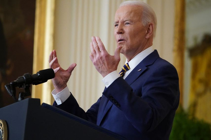 El presidente Joe Biden en la Casa Blanca.