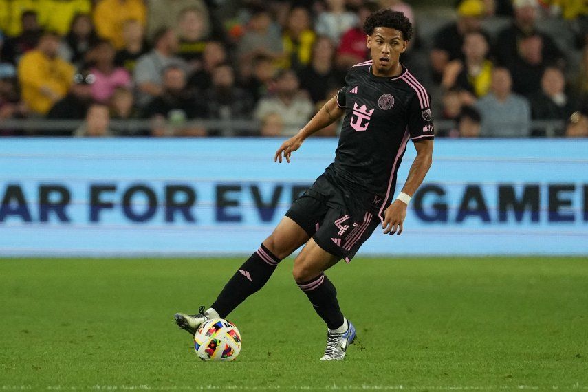 El centrocampista David Ruiz, del Inter Miami, durante un partido del club ante el Columbus Crew, el 2 de octubre de 2024.&nbsp;