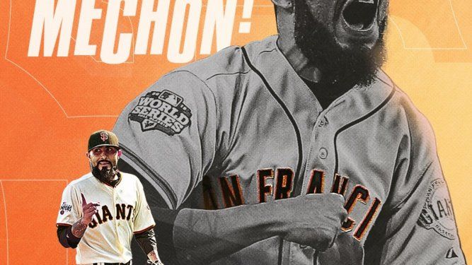 Imagen de despedida al mexicano Sergio Romo por parte de Gigantes de San Francisco