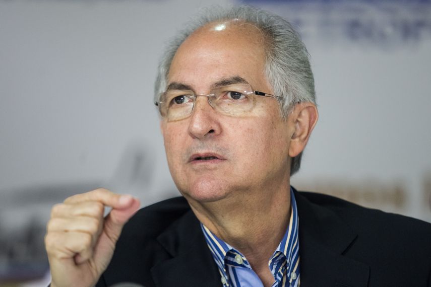 Antonio Ledezma, opositor venezolano exiliado.
