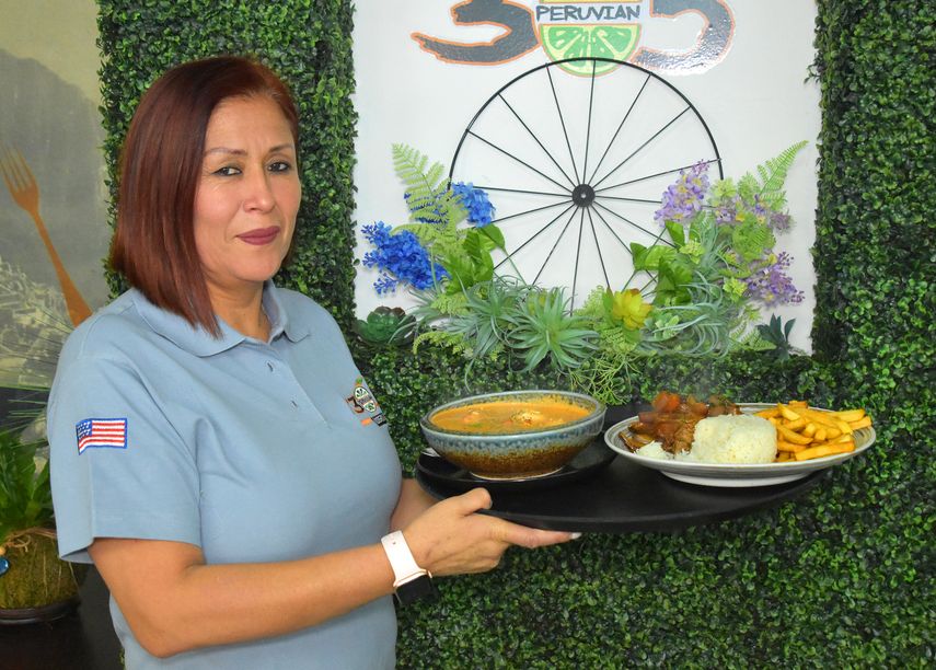 La emprendedora peruana&nbsp;Elena Pav&oacute;n.&nbsp;