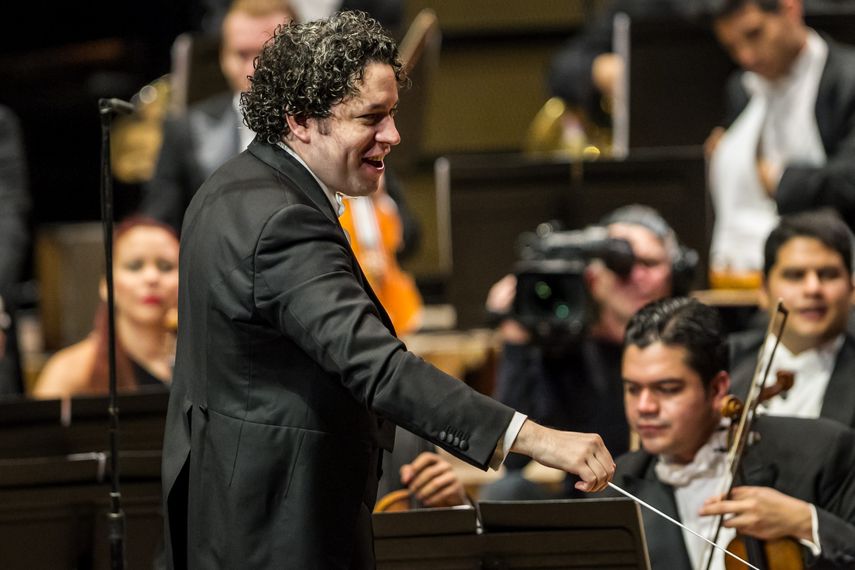 Gustavo Dudamel, director de la Orquesta Sinfónica de Venezuela.&nbsp;