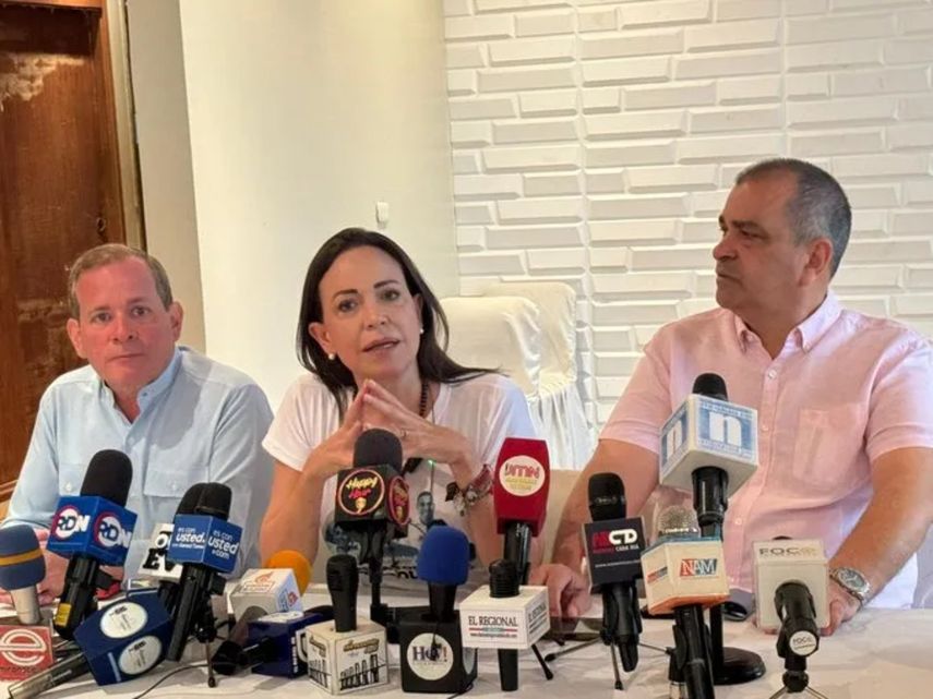 Desde Maracaibo, María Corina Machado dijo que el regimen de Nicolás Maduro está desesperado