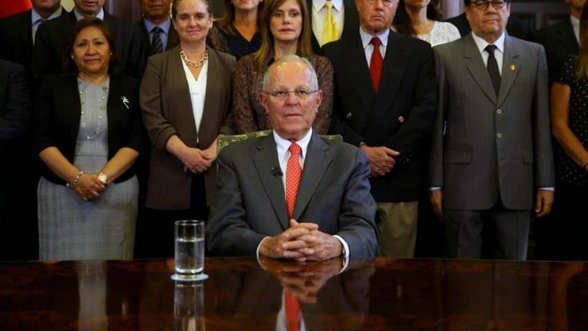 Kuczynski presentó su renuncia la tarde del miércoles tras acusaciones de corrupción.