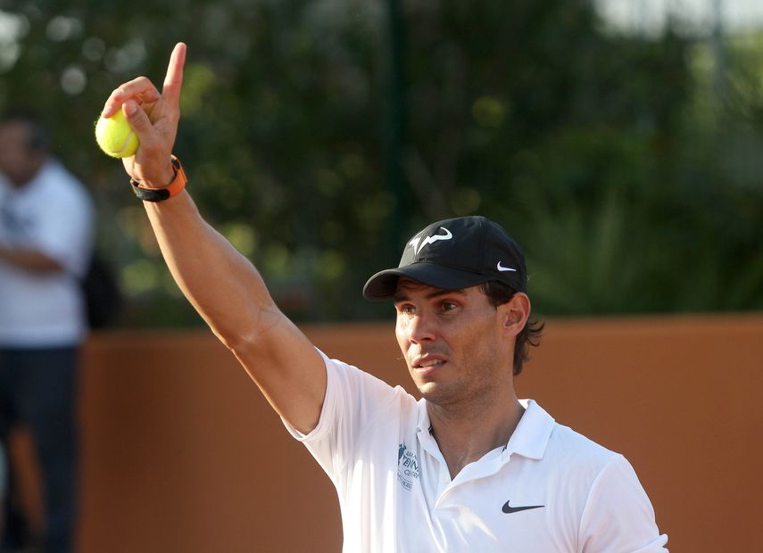 En los últimos días, Rafa ha cumplido en Cancún la preparación para el Abierto Mexicano de tenis, en Acapulco, torneo 500 de la ATP en el cual será primer favorito del cuatro principal.