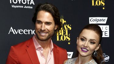 Sebastián Rulli y Angelique Boyer asisten a la fiesta temática 50 Most Beautiful de People en Español en Espace el martes 17 de mayo de 2016 en Nueva York.&nbsp;