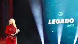 Ivy Queen recibe el reconocimiento Legado en la 1era edición de los Premios Rolling Stone en Español 2023, realizados en Miami el 26 de octubre.